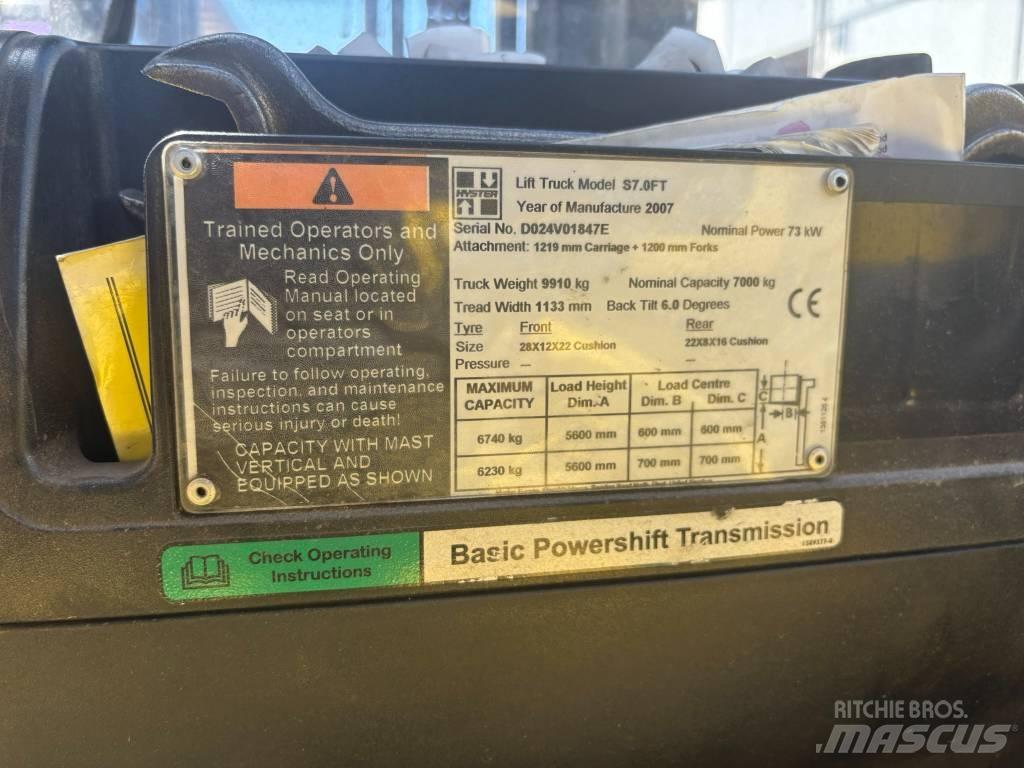 Hyster S7.0FT Chariots GPL