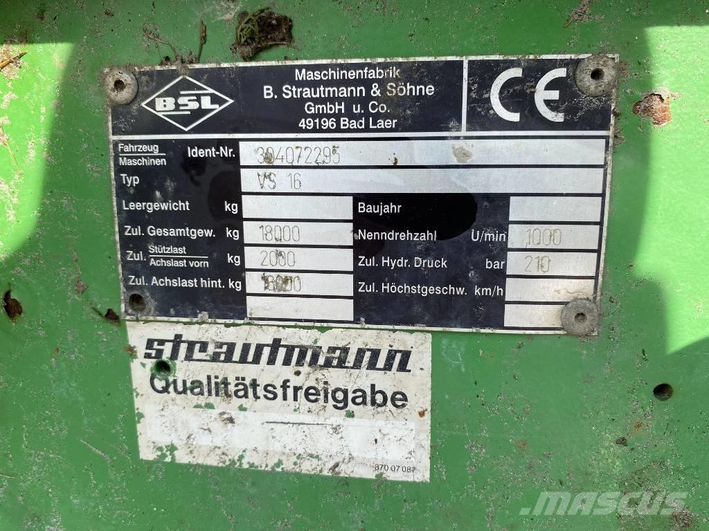 Strautmann VS16 Epandeur de fumier