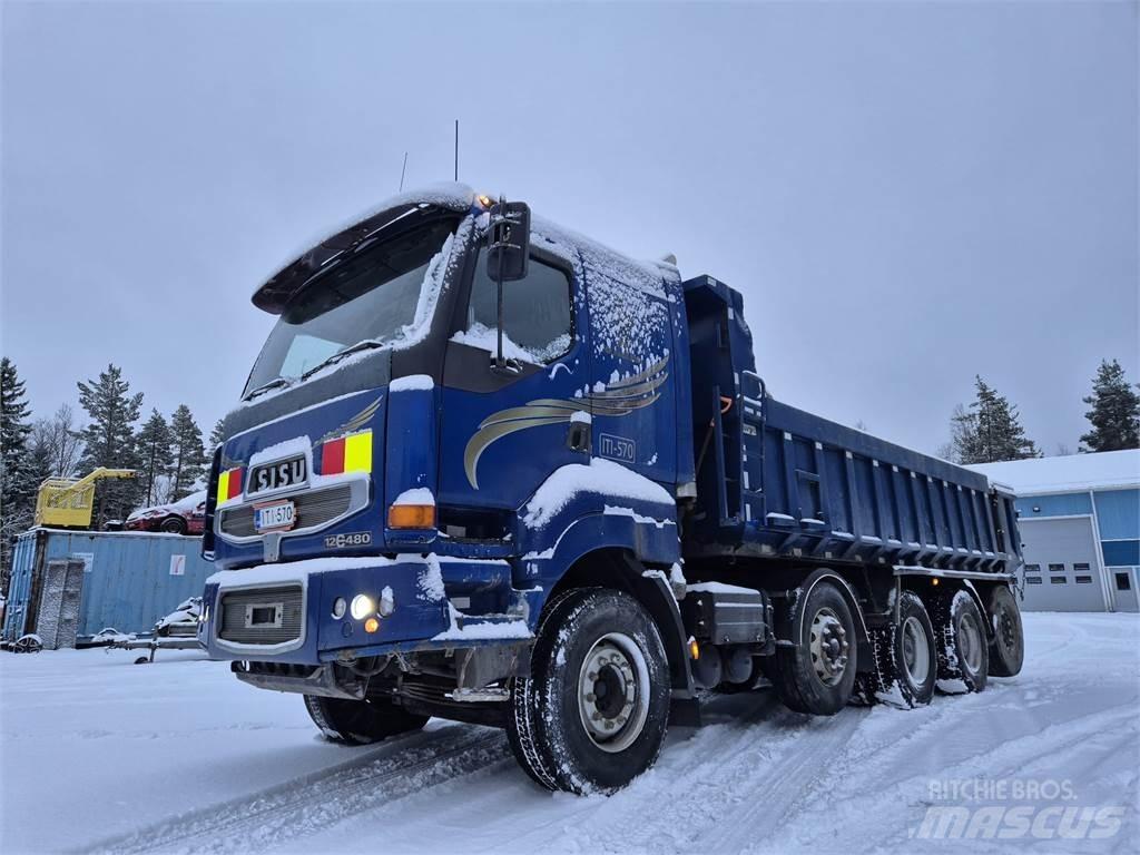 Sisu E12M 480 10X4 Camion porte engin
