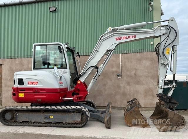Takeuchi TB 260 Mini pelle < 7t