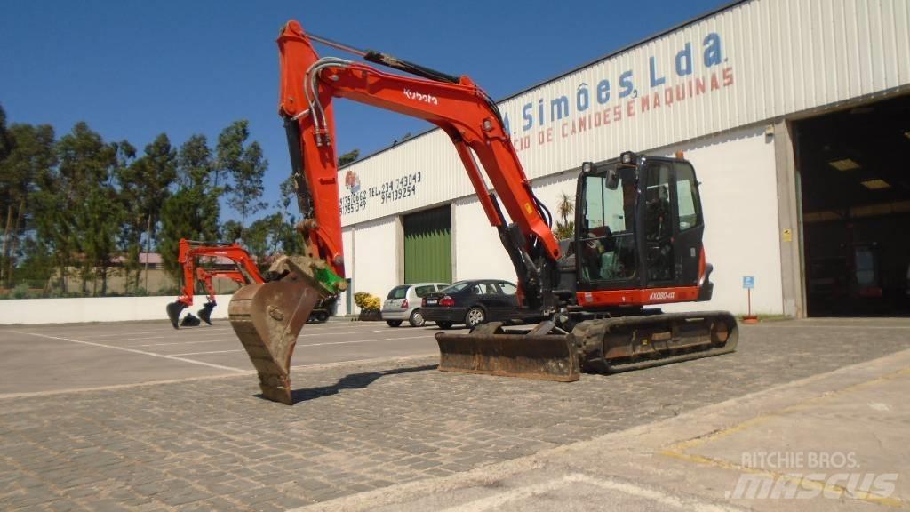 Kubota KX 080-4 Mini pelle 7t-12t