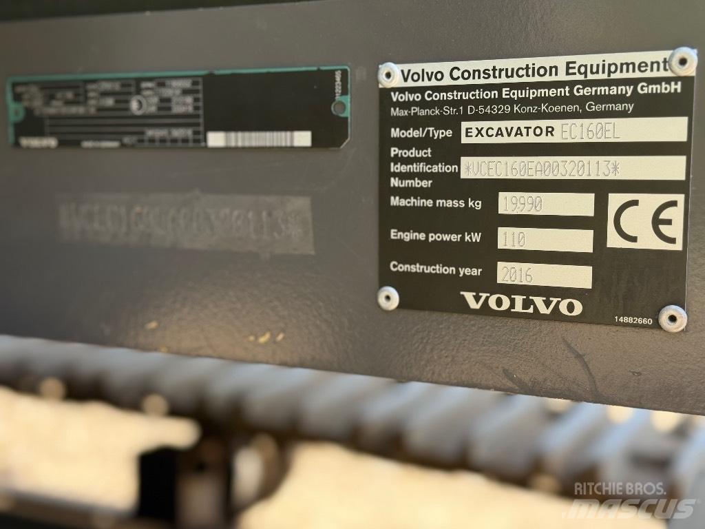 Volvo EC 160 EL Pelle sur chenilles