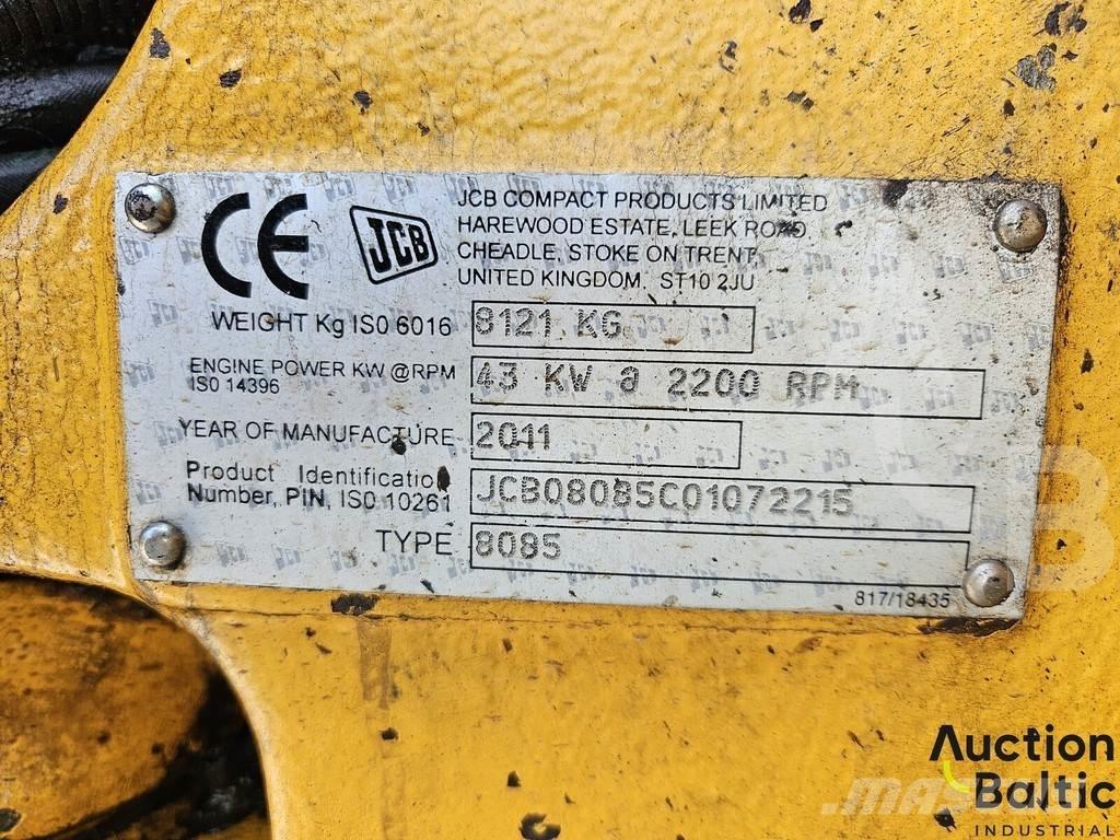 JCB 8085 Mini pelle 7t-12t