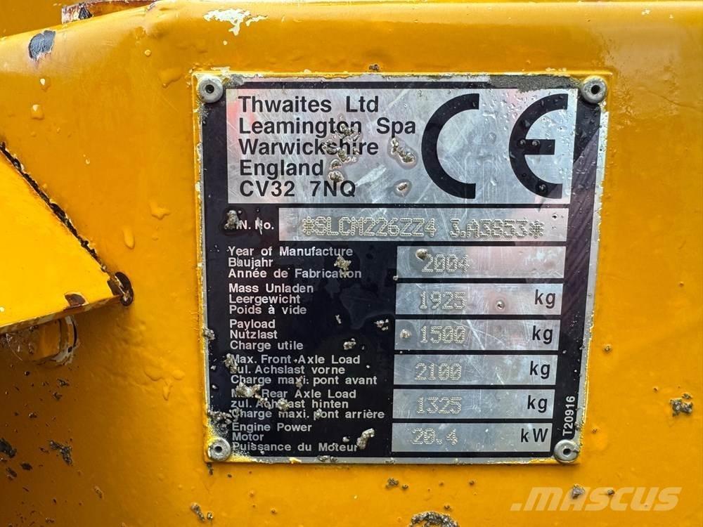 Thwaites 1T HT ST Mini tombereau