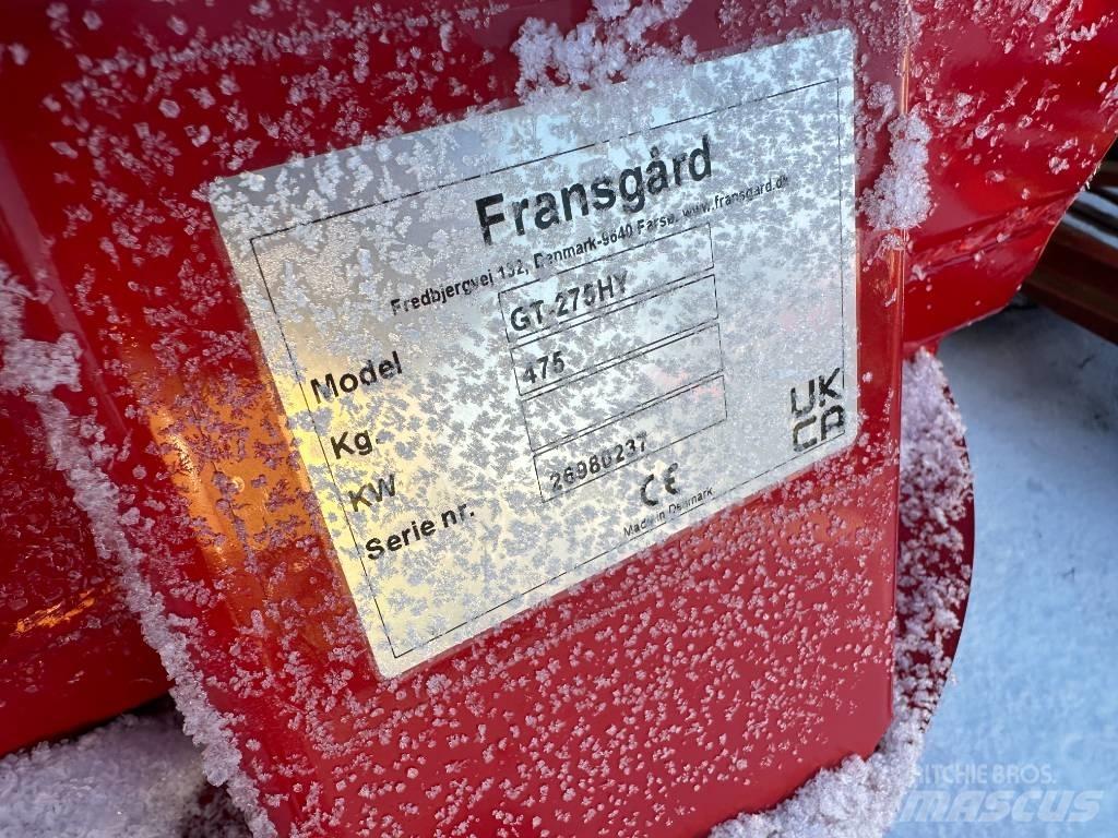 Fransgård GT 275 HY Chasse neige