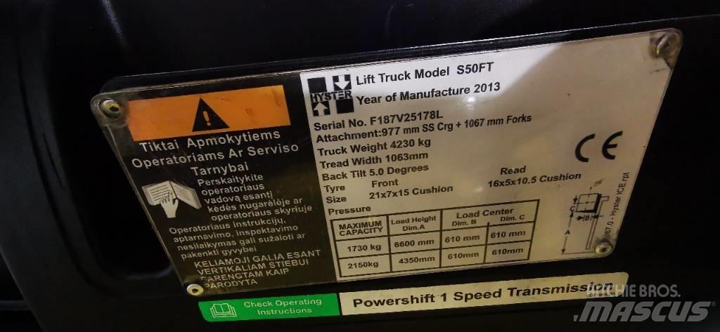 Hyster H 2.5 FT LPG Chariots GPL