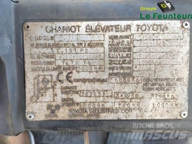 Toyota 02-7 FG A 50 Chariots GPL