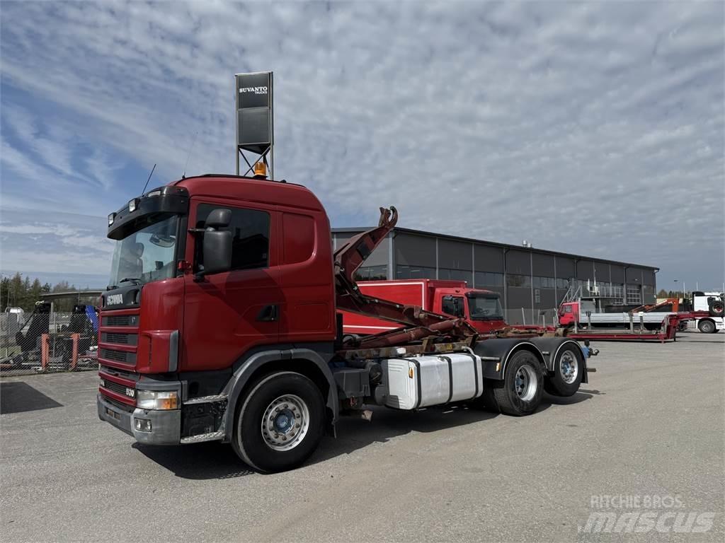 Scania R144 6X2 Camion ampliroll