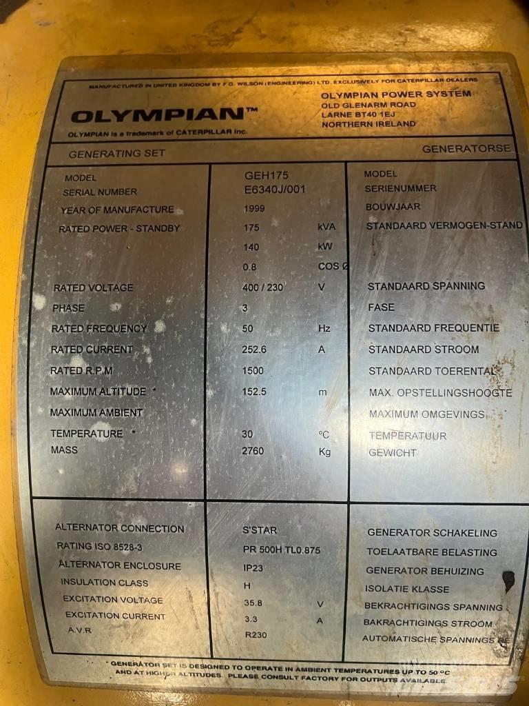 Olympian GEH 175 Générateurs diesel