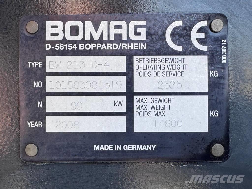 Bomag BW 213 D-4 Rouleaux monocylindre
