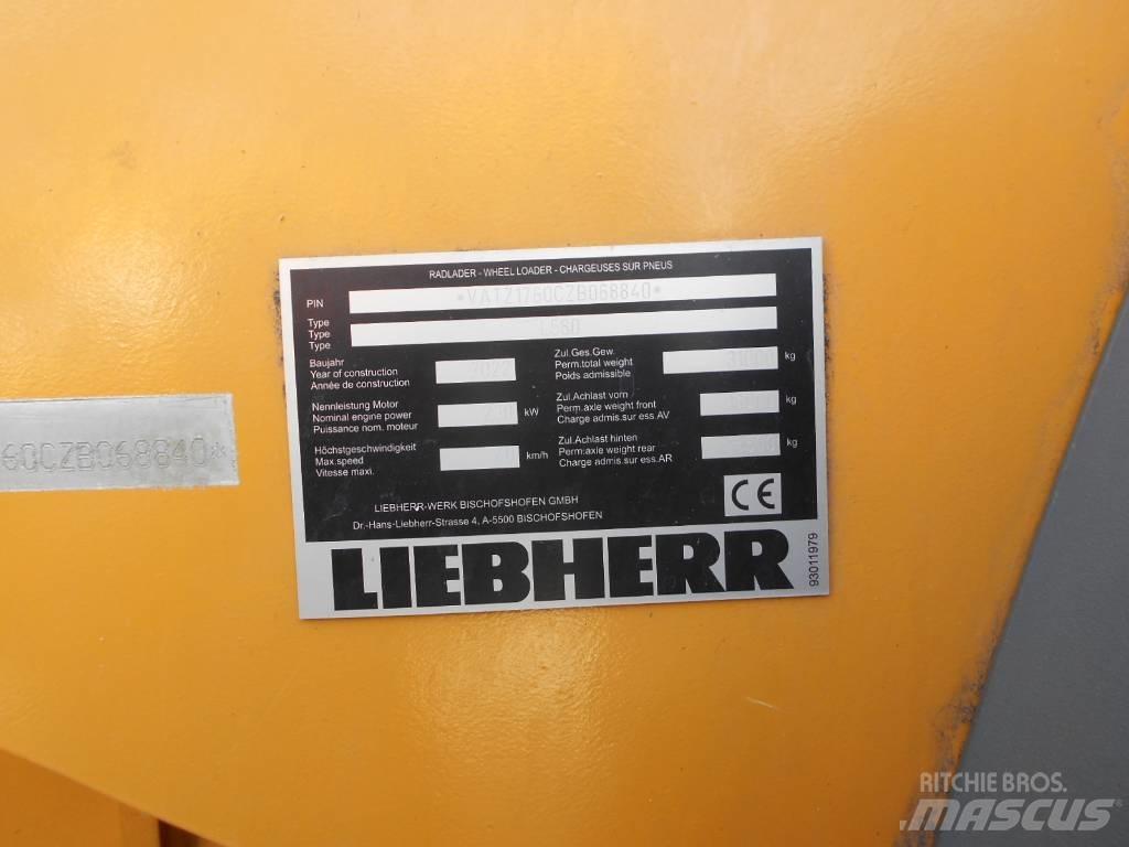 Liebherr L 580 Chargeuse sur pneus