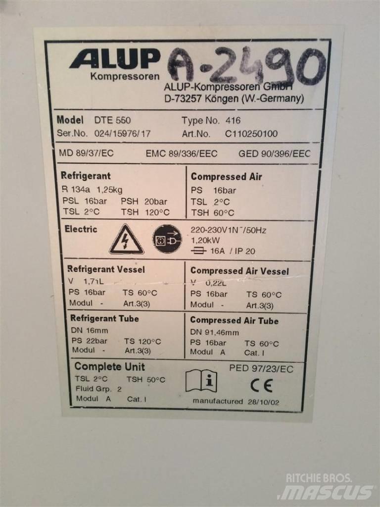 Alup DTE550 Séchage par Air Comprimé