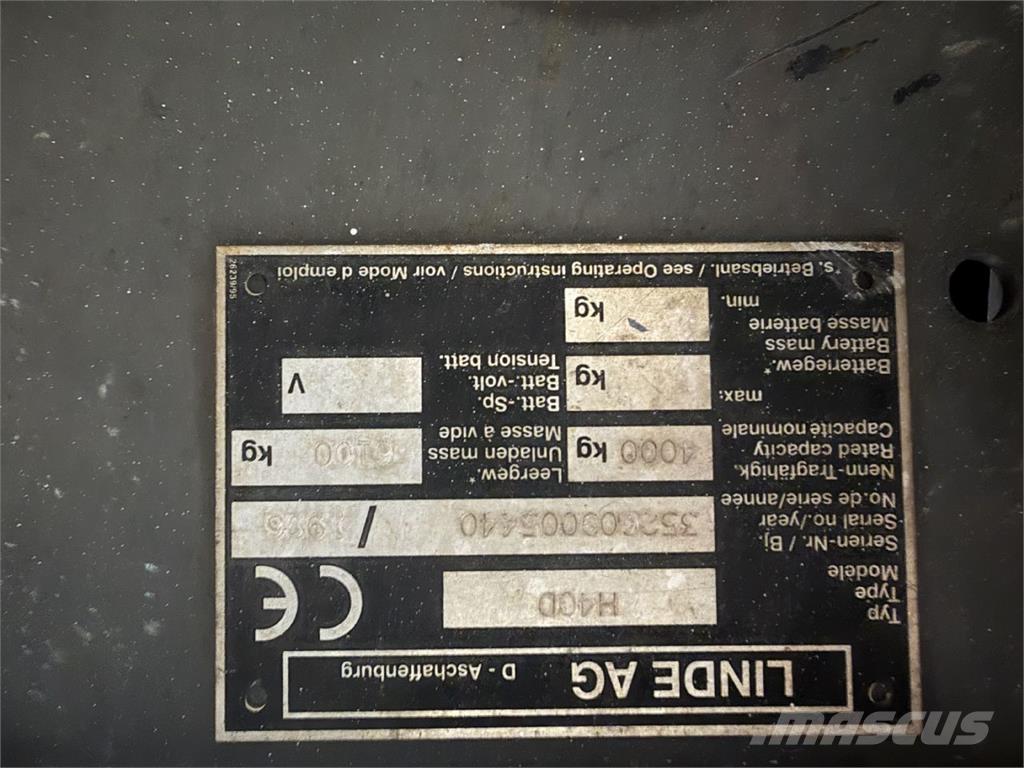 Linde H40D Chariots diesel