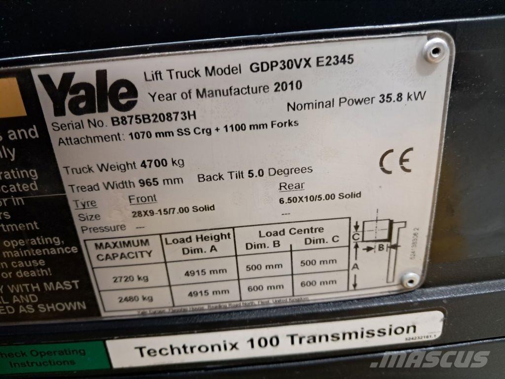 Yale GDP30VX Chariots diesel