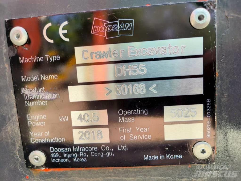 Doosan DH 55 Mini pelle < 7t