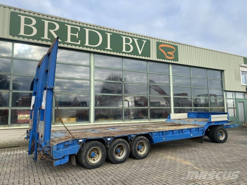 Dieplader 4 assen Remorque surbaissée