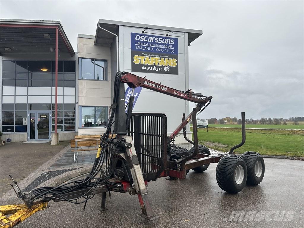 Patu 505 Remorque forestière avec grue