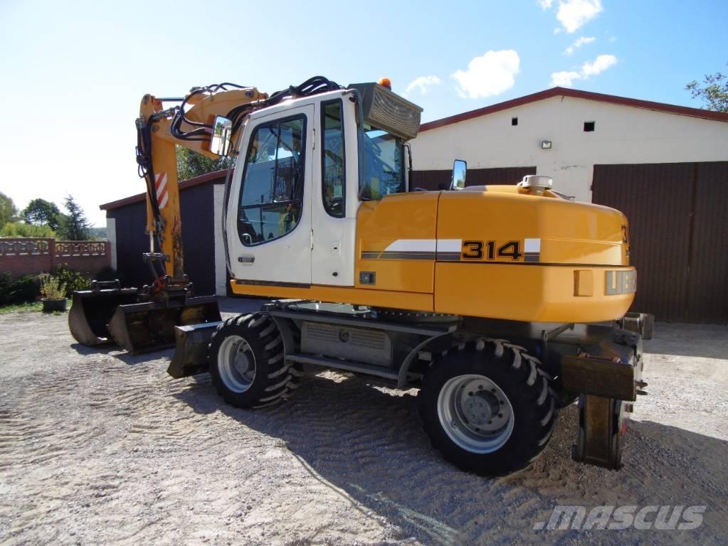 Liebherr A314 Pelle sur pneus