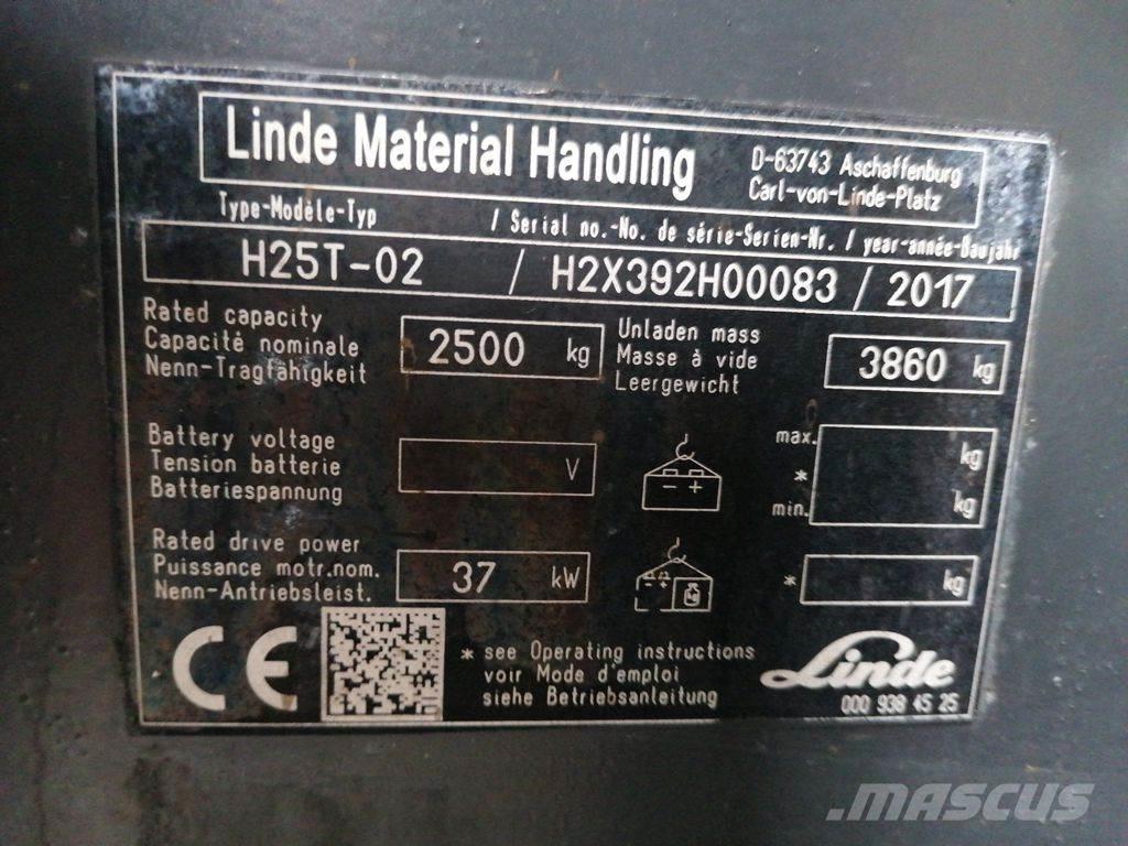 Linde H25T-01 Chariots GPL