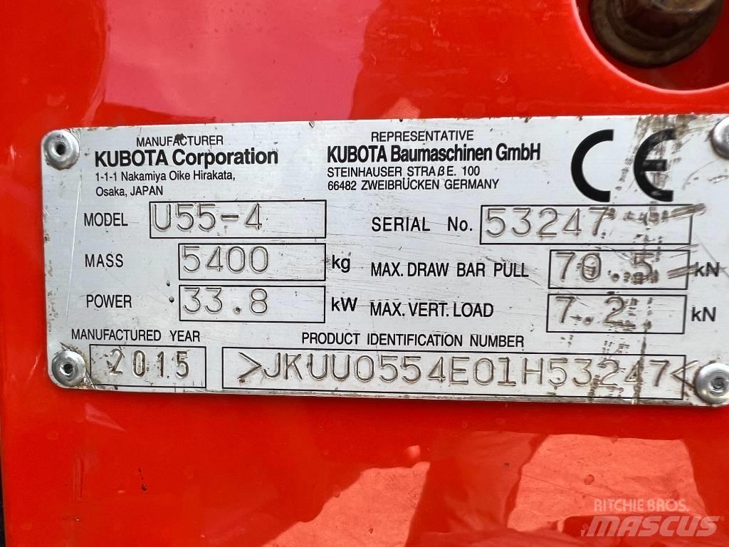 Kubota U 55-4 Mini pelle < 7t
