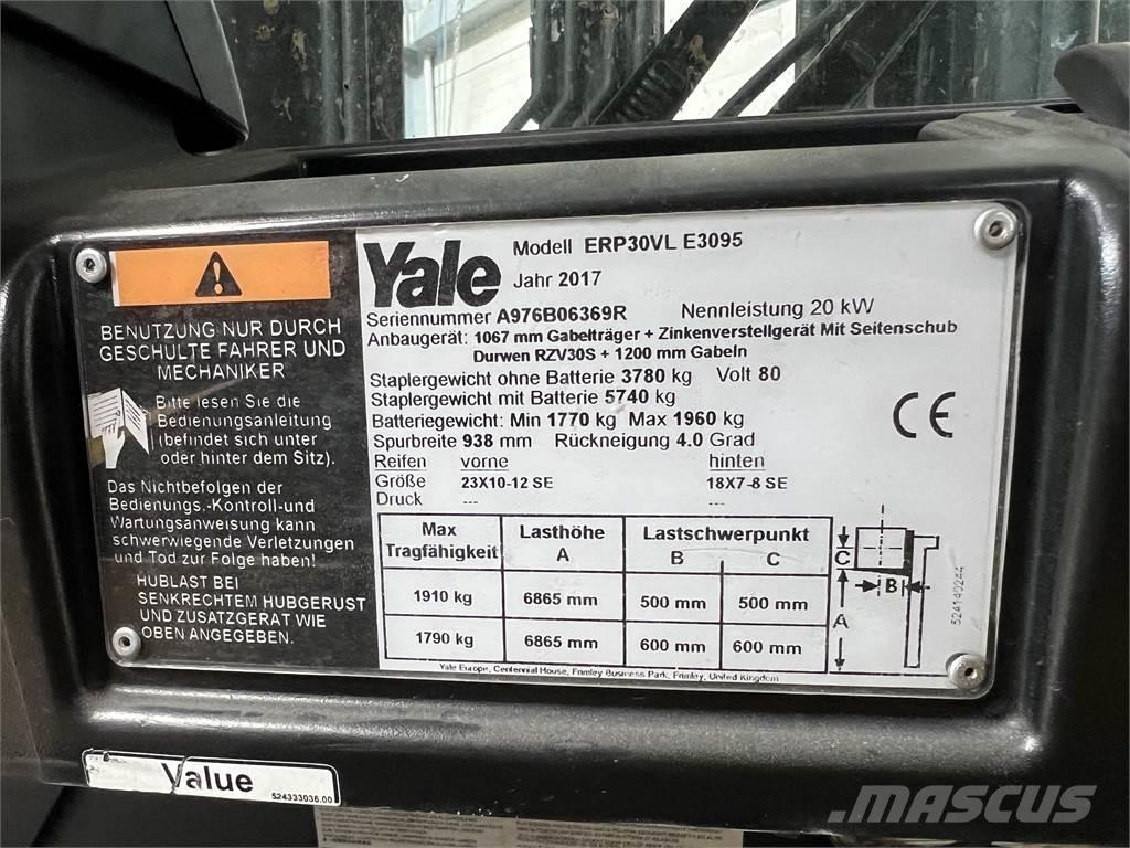 Yale ERP30VL Chariots élévateurs électriques