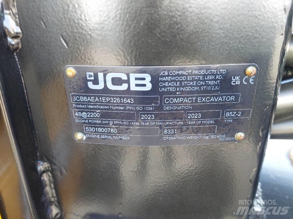 JCB 85 Z-2 Mini pelle 7t-12t