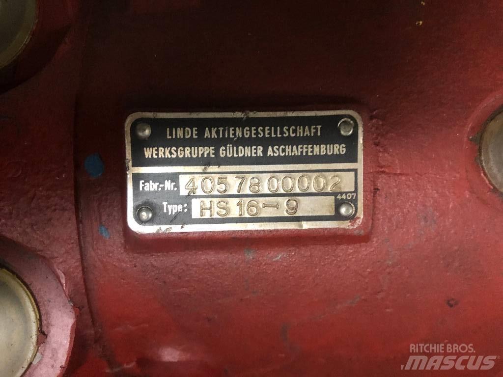 Linde HS16-9 Autres accessoires
