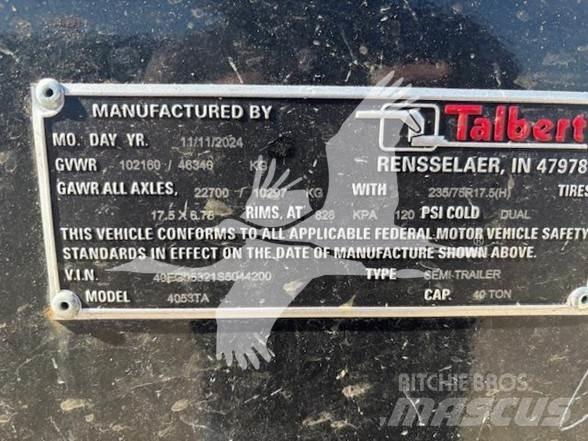 Talbert 4053TA Semi remorque surbaissée