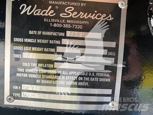 Wade FLAT BED Semi remorque plateau ridelle
