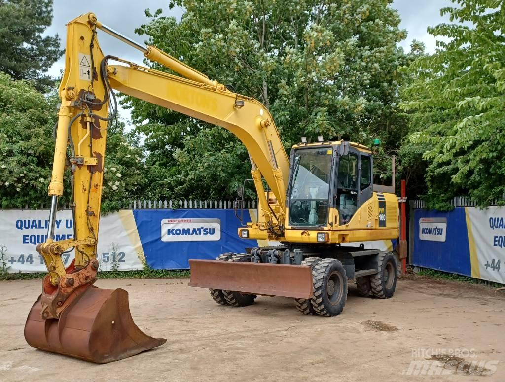 Komatsu PW 160-7 Pelle sur pneus