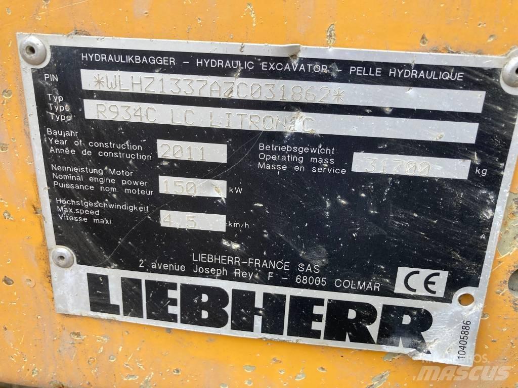 Liebherr R 934 C Pelle sur chenilles