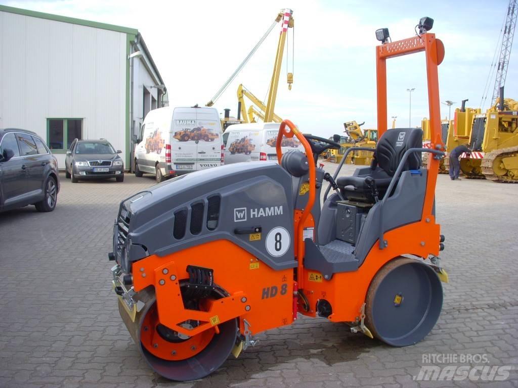 Hamm HD 8 VV Rouleaux tandem