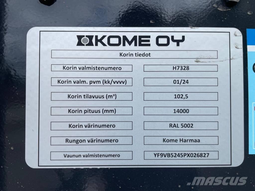 Kome BMPV-5i Remorque pour copeaux de bois