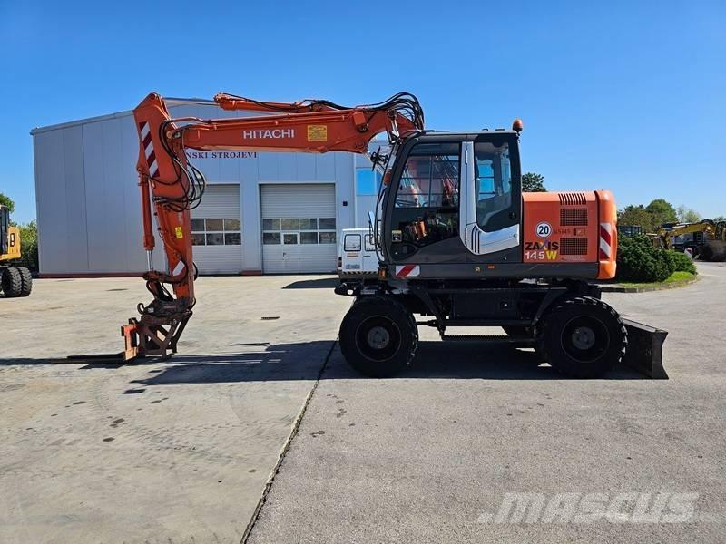 Hitachi ZX 145 W-3 Pelle sur pneus