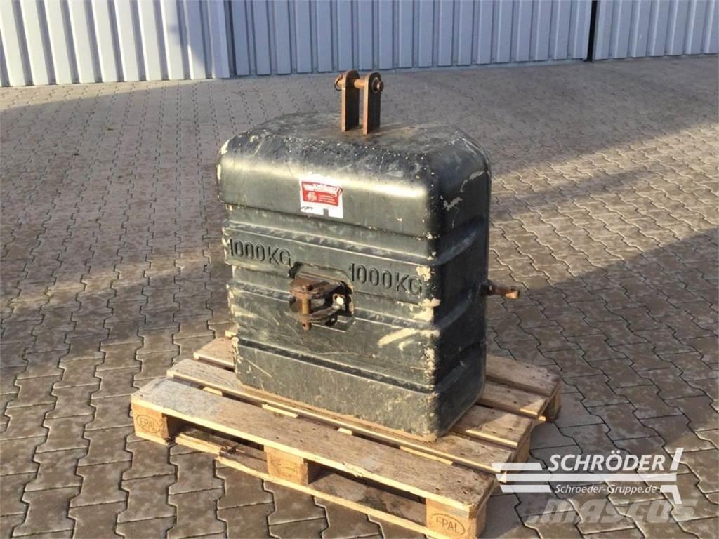  1000 KG Autres équipements pour tracteur
