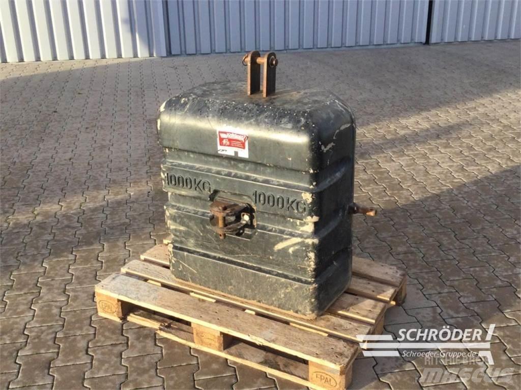 1000 KG Autres équipements pour tracteur