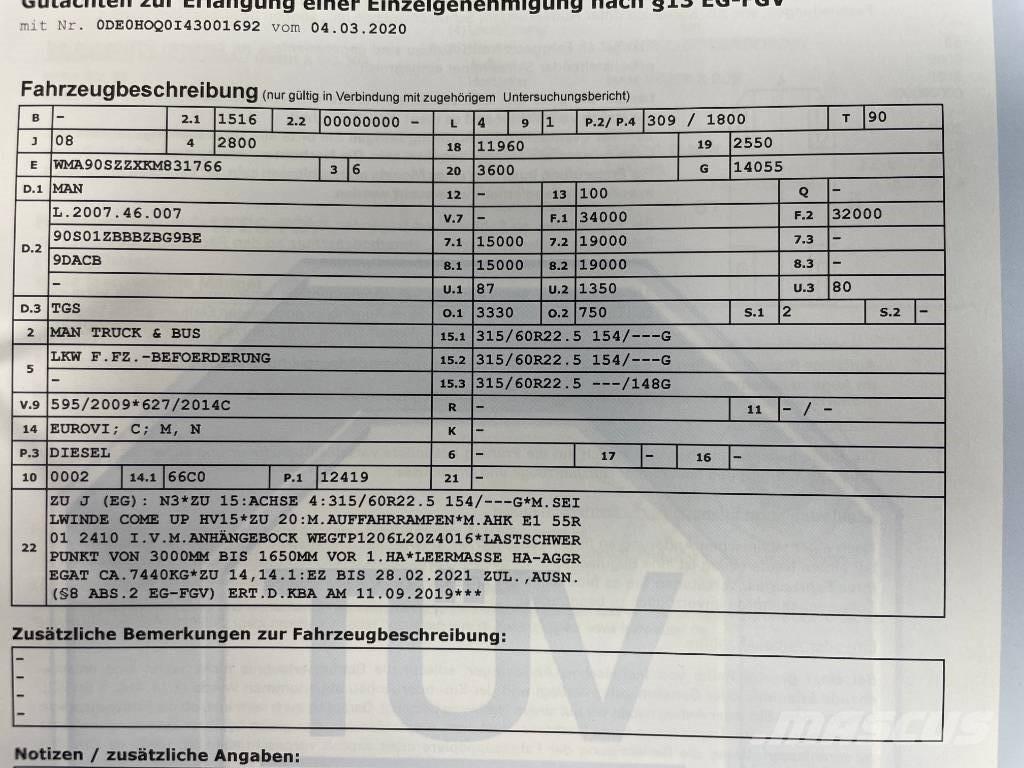 MAN TGS 35.420 Tracteur routier