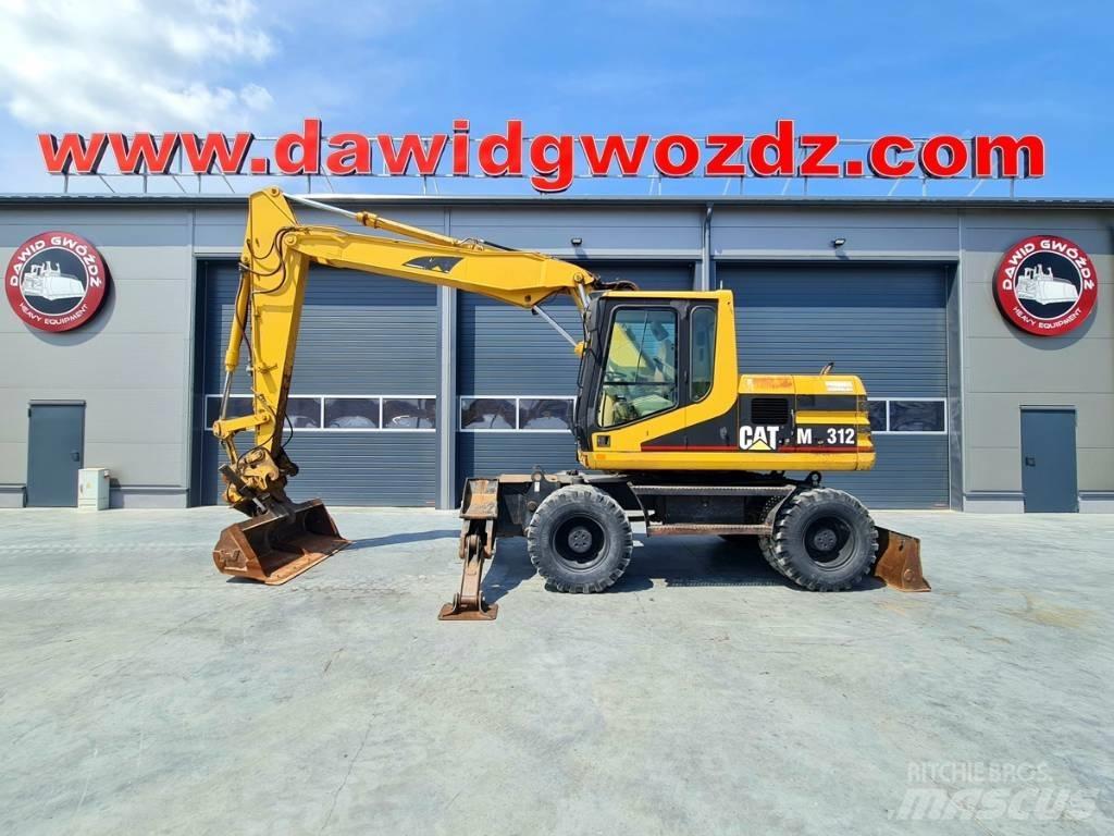 CAT M 312 Pelle sur pneus