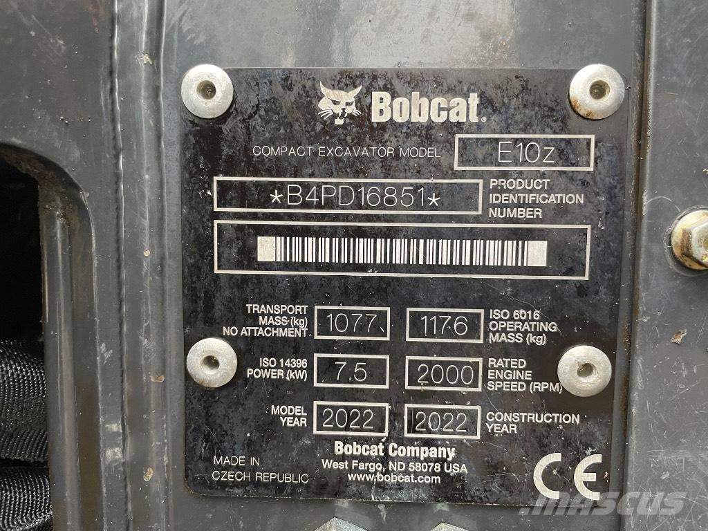 Bobcat E 10z Mini pelle < 7t