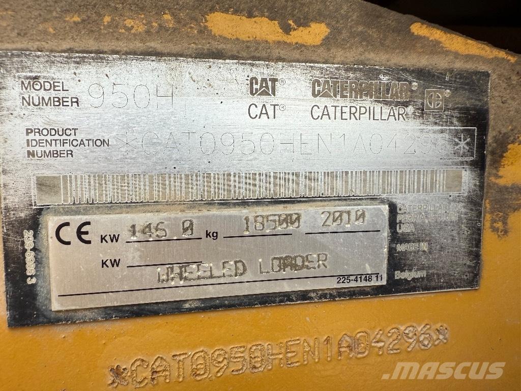 CAT 950 H Chargeuse sur pneus