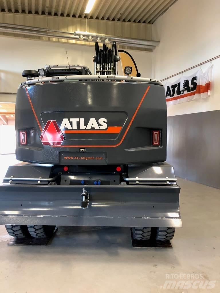 Atlas 165 Wsr Pelle sur pneus