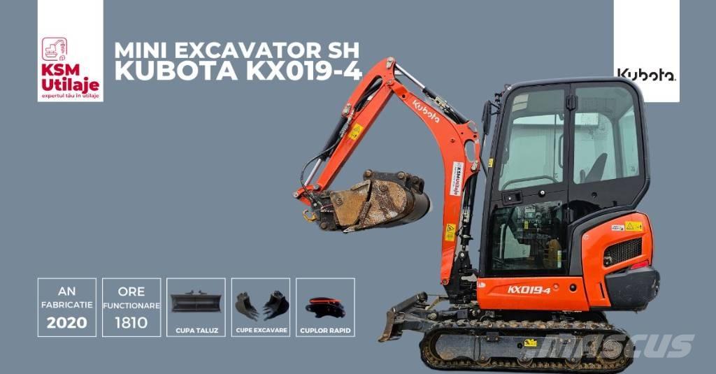 Kubota KX 019-4 Mini pelle < 7t