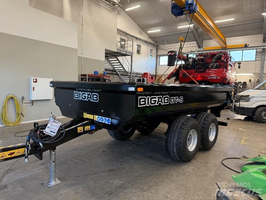 Bigab BT 8 HARDOX Remorques à benne basculante