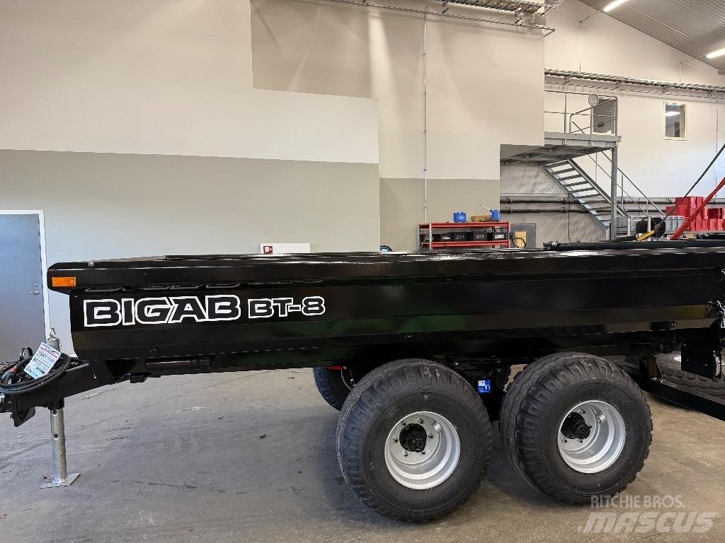 Bigab BT 8 HARDOX Remorques à benne basculante