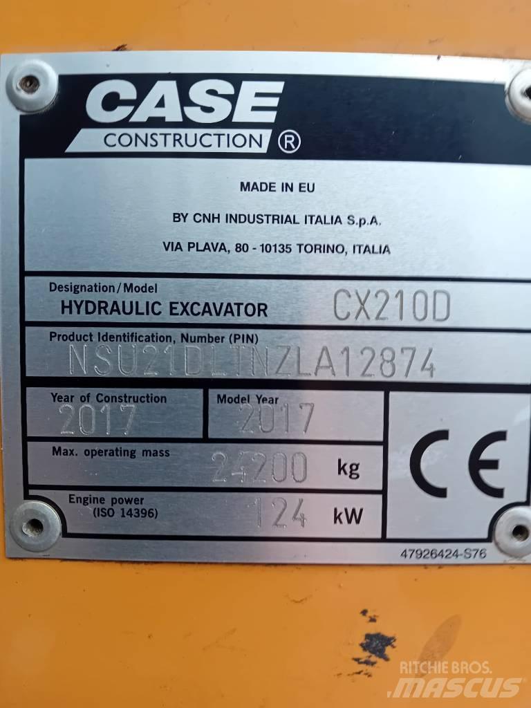 CASE CX 210 D Pelle sur chenilles