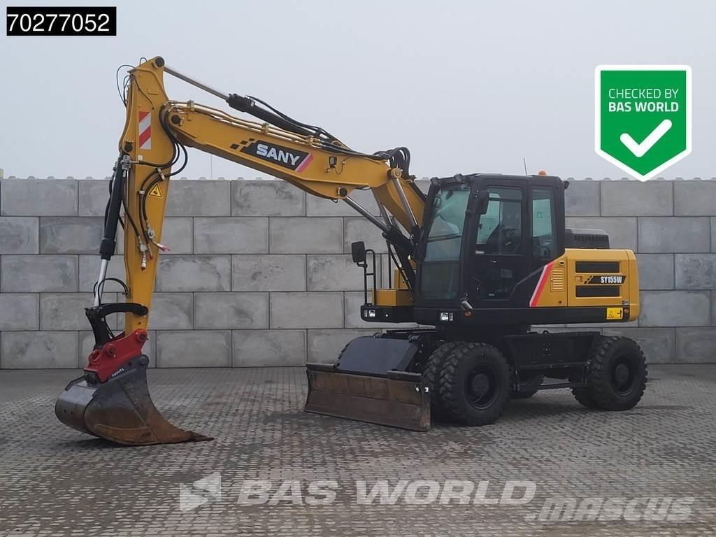 Sany SY155 W Pelle sur pneus