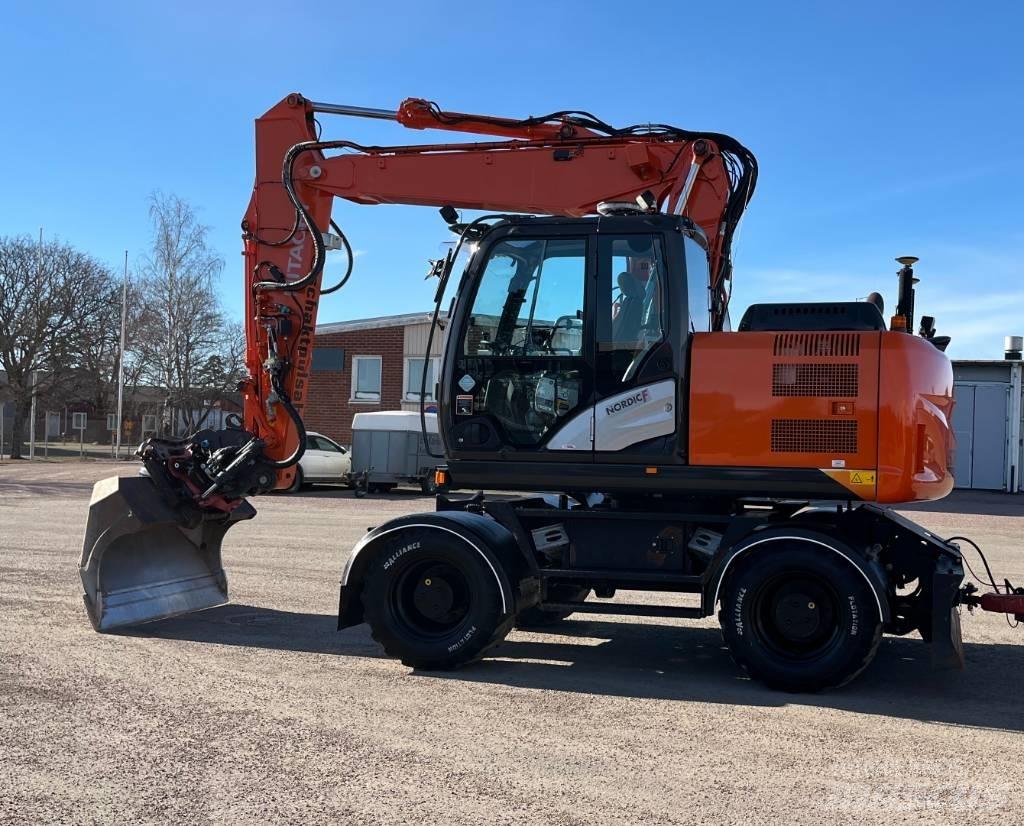 Hitachi ZX 140 W-5 Pelle sur pneus