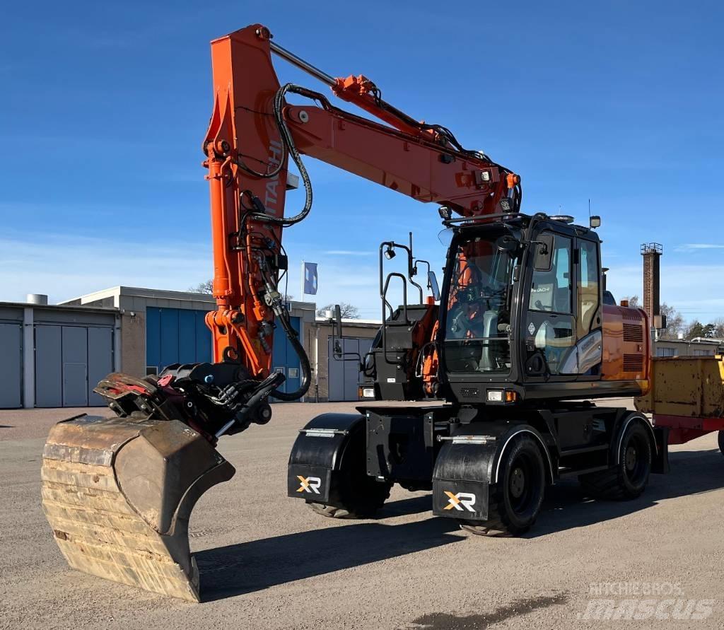 Hitachi ZX 140 W-5 Pelle sur pneus