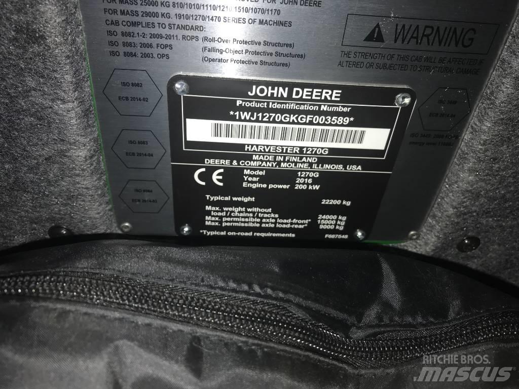 John Deere 1270G Abatteuse