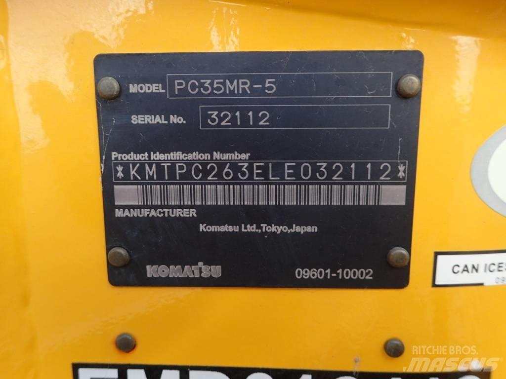 Komatsu PC35MR-5 Mini pelle < 7t